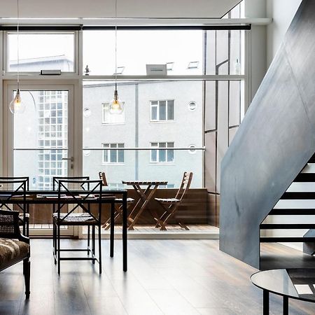 Loft-Style Duplex With Balcony In Downtown Reykjavik Leilighet Eksteriør bilde